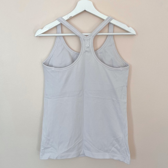 Lululemon Athletica White Razorback Tank Top Size XS - Picture 2 of 3